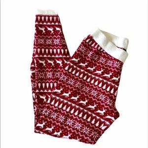 CYNTHIA ROWLEY Christmas holiday pajamas leggings